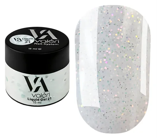 Гель рідкий для укріплення нігтів 15 мл №021 Liquid Gel VALERI